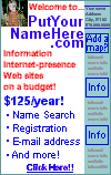 Go to OutYourNameHere.com for more information!
 (opens in new window, so you won't leave KCRC site)