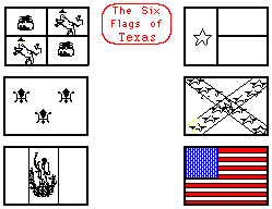 Six flags of Texas